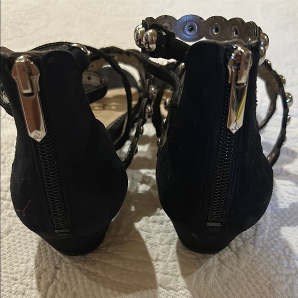 Sam Edelman Black Dustee Gladiator Sandals with Studded Straps. Size 8.5 - Picture 7 of 14